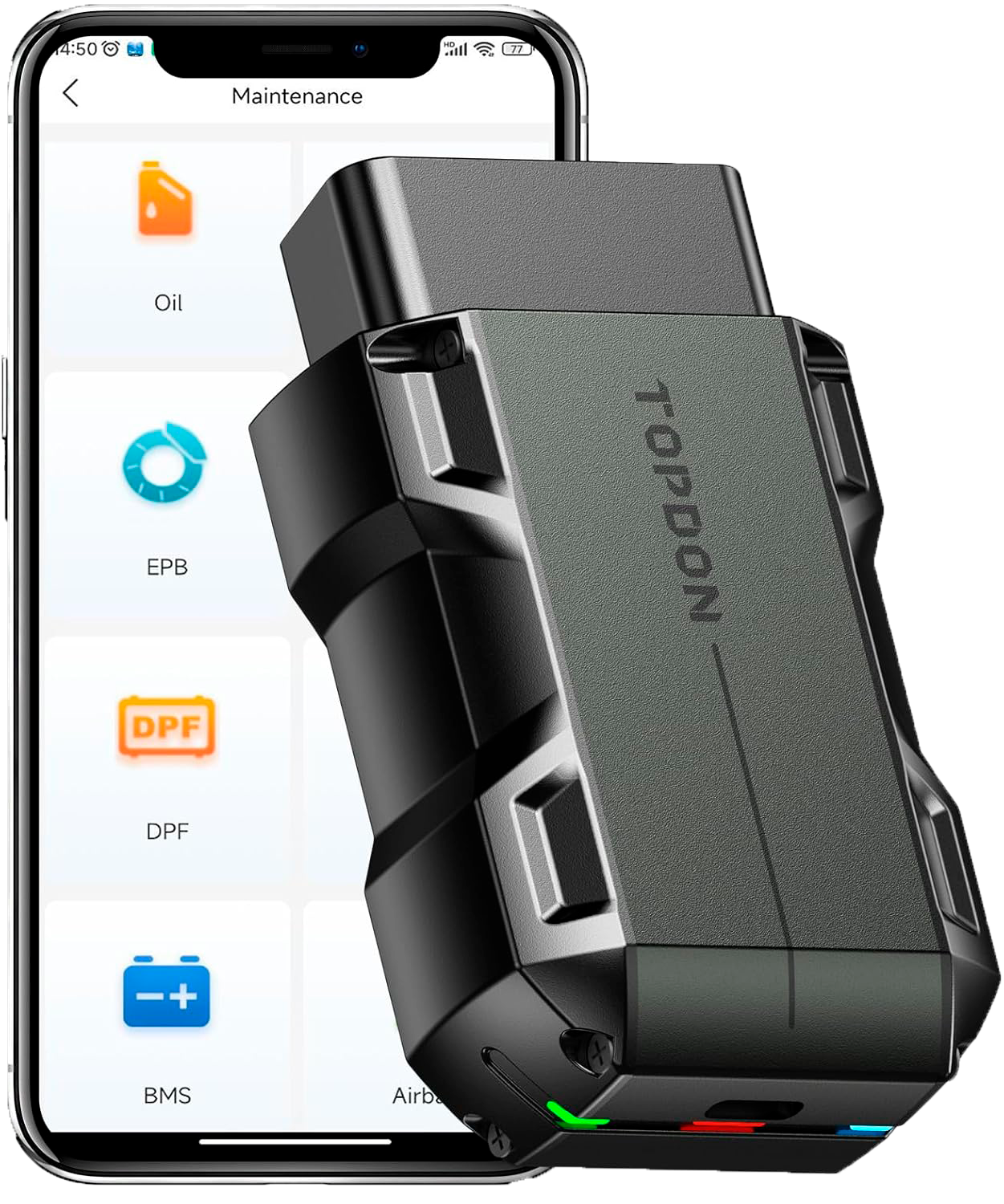 CarTest - Diagnosticador de coche compatible con Apple / Android
