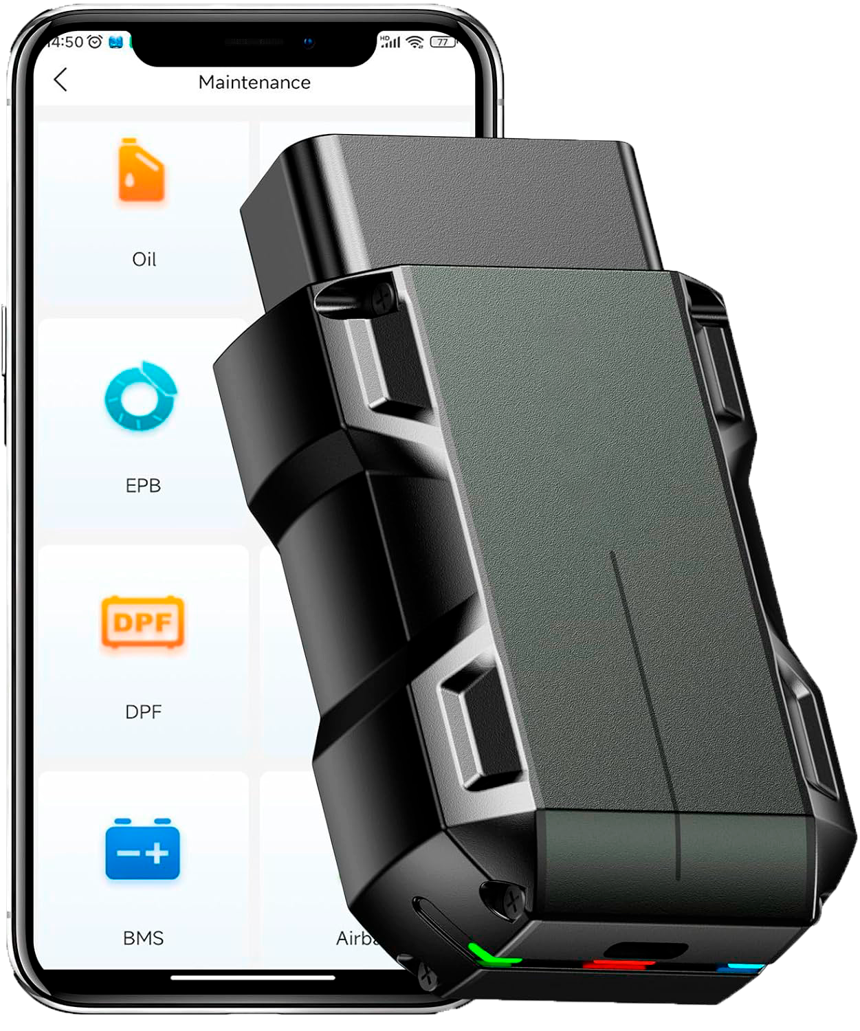 CarTest - Diagnosticador de coche compatible con Apple / Android